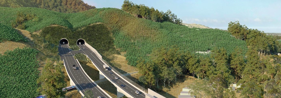 Shephards Lane tunnel (cr: Pacific Highway Upgrade)